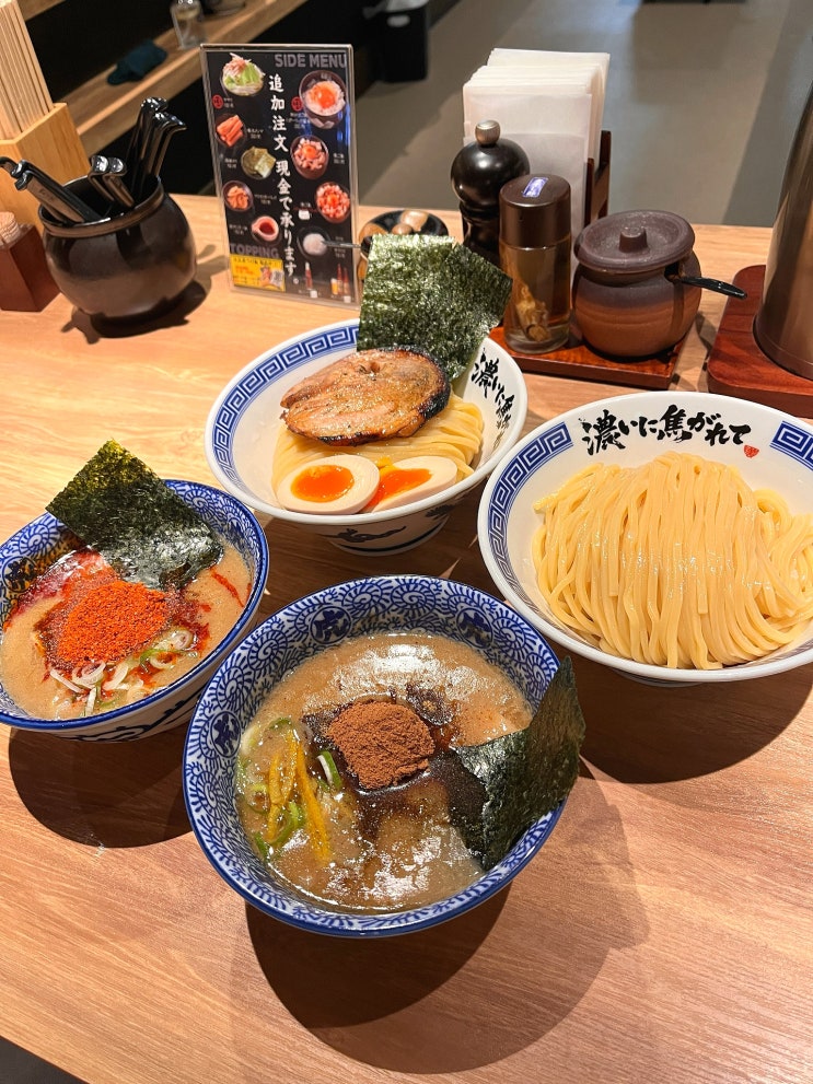  후쿠오카 라멘 맛집: 멘야카네토라 데이토스점 - 농후한 하카타 츠케멘 맛집[웨이팅/메뉴/결제/맛설명]