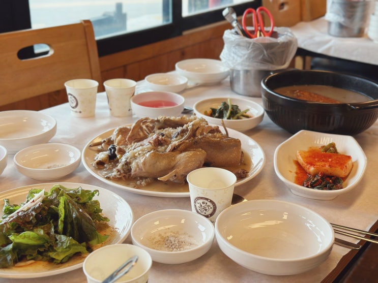 의왕 애견동반 왕송호수 백숙 맛집 이대가장수촌 오리누룽지백숙