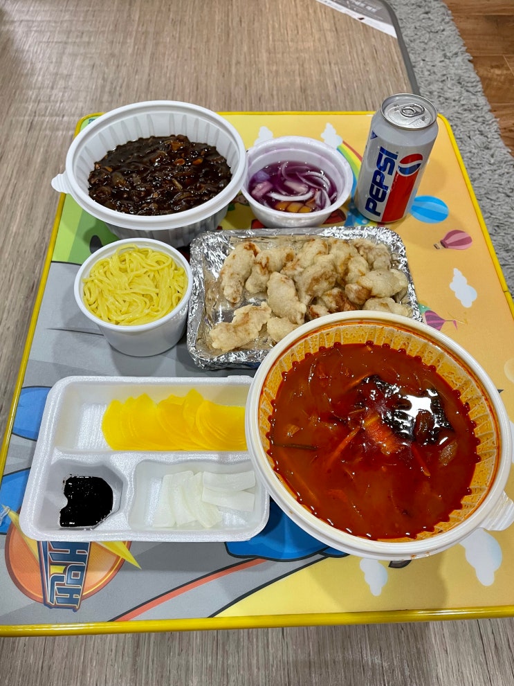 배민 배달중국음식 찹쌀탕수육맛집 신방동 샤오칭 / 천안식후감
