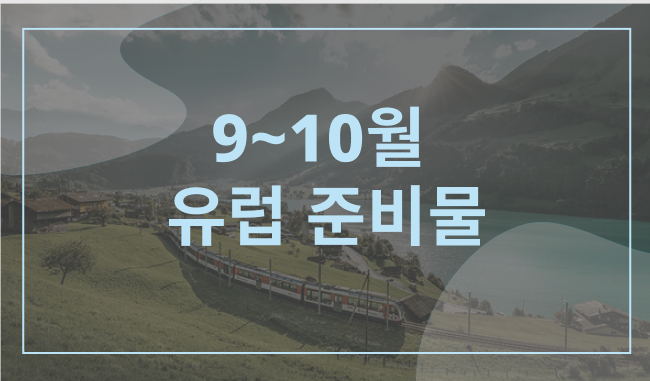  [유럽 eSim] 유럽 유심/이심, 로밍, 준비물 등 꿀팁(+9~10월 여행)