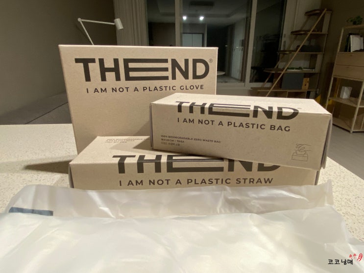 THEEND 디엔드100% 생분해 / 일회용품 대체, 친환경 제품, 지구 지키기