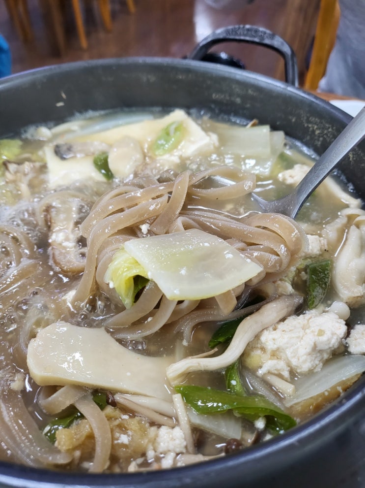  계양역 맛집 두부랑 현미랑 100% 국산콩으로 만든 두부버섯전골