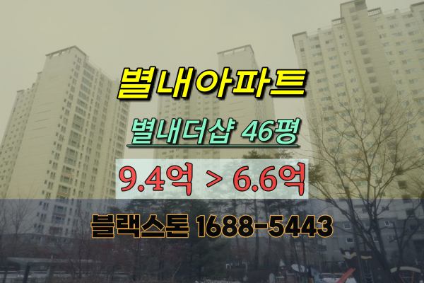 별내아파트경매 남양주별내더샵 46평 남양주40평대