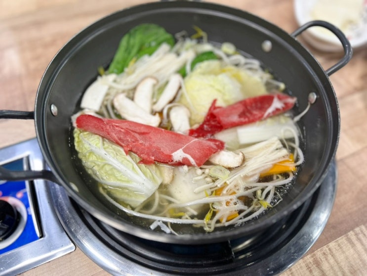  [나주 빛가람동 맛집] 만두가맛있는샤브집 빛가람점 | 하얀만두전골샤브, 군만두