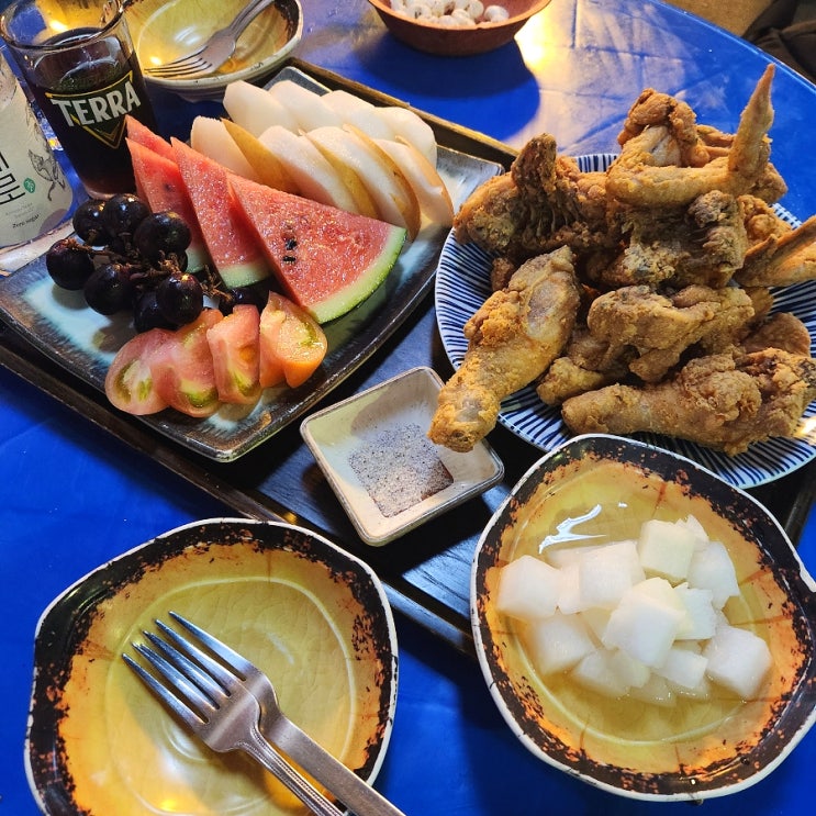  남성역 야장하기 좋은 치킨 맛집 오거리호프광장