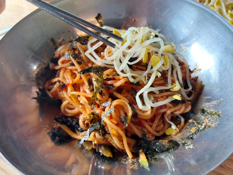  [담양 담양읍 맛집] 뚝방국수 | 멸치국물국수, 열무비빔국수, 대잎찐계란