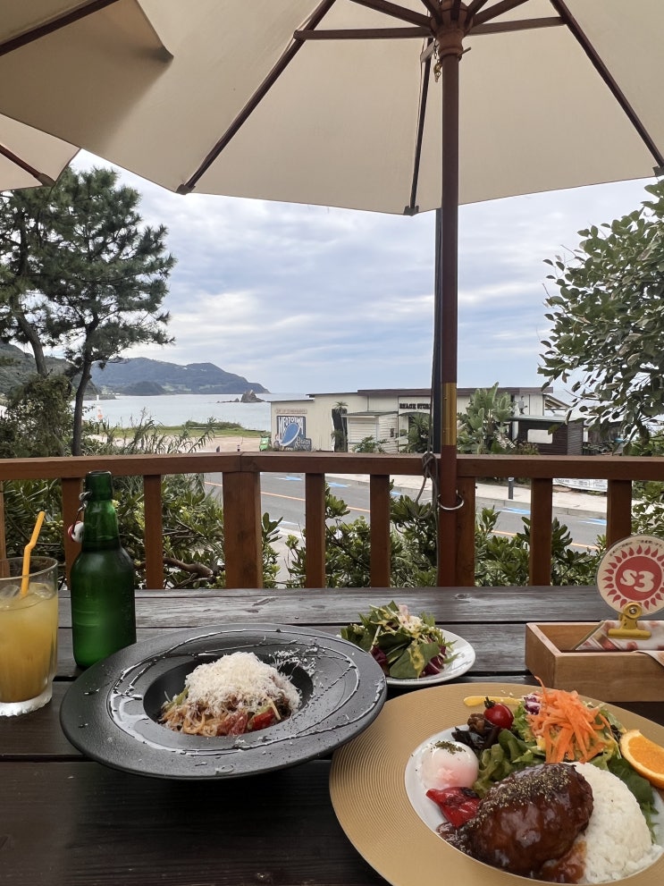[일본] 후쿠오카 이토시마 해변 앞 뷰 맛집: Beach Cafe SUNSET