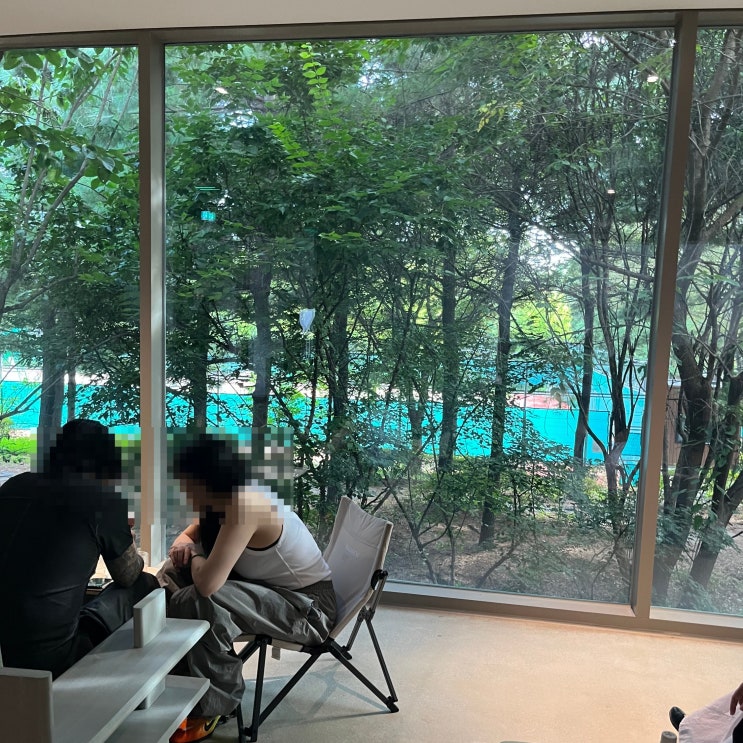 서울숲 초록 뷰가 예쁜 &lt;플래드 카페&gt; 테이블, 메뉴, 가격 정보