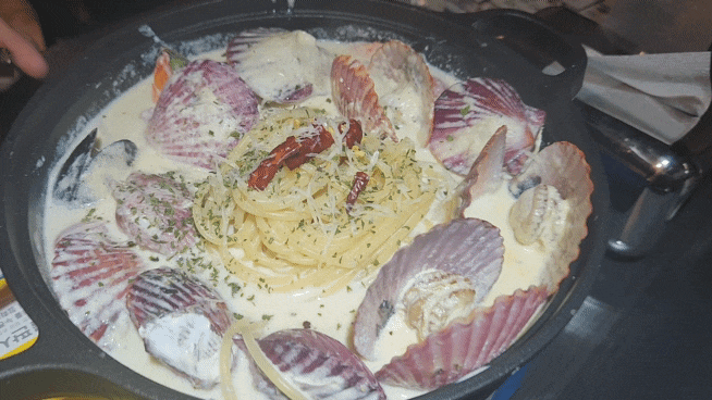  [부천 신중동 술집] 분위기 좋은 이자카야 감성 술집, 하이볼이 맛있는 차이점(크림 봉골레 나베)