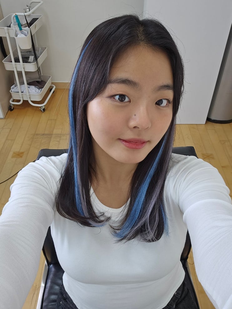  [촬영 메이크오버] 할로윈맞이 기분 전환에 딱! 특수 컬러 브릿지 구월동붙임머리 테즈 붙임머리