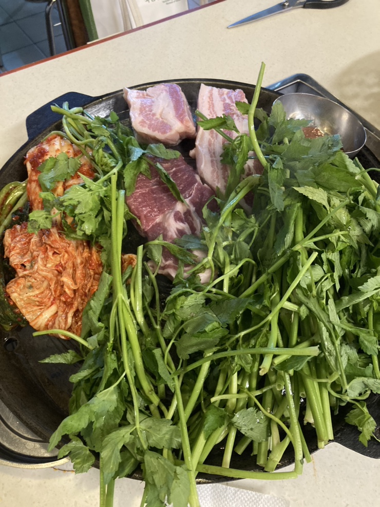 [안산 상록수] 샘골로 미나리 삼겹살