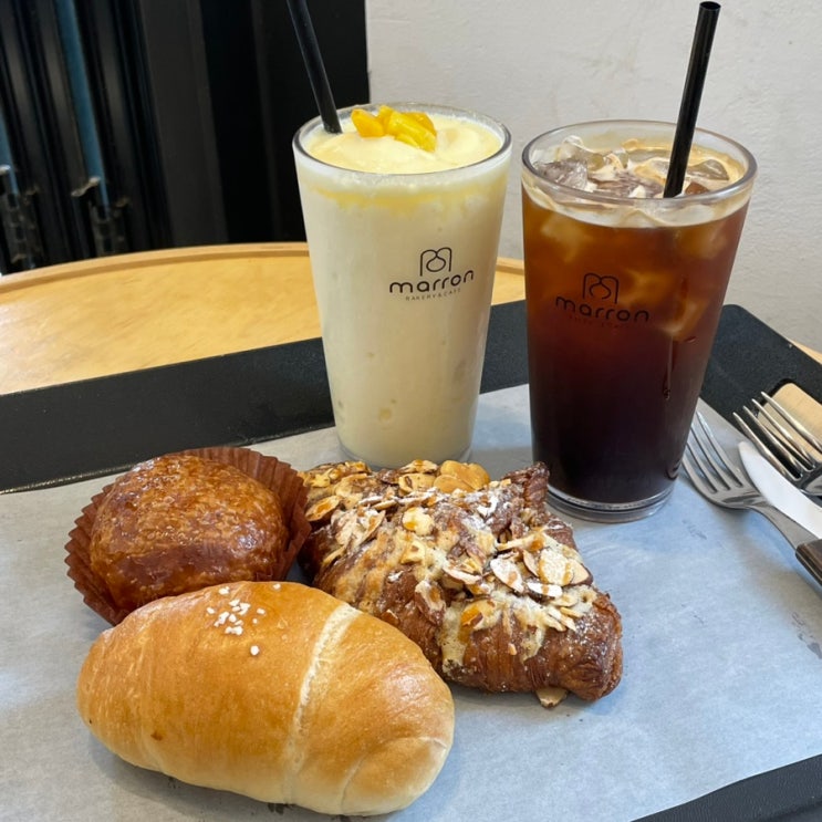  파주 카페 마롱리면사무소 소금빵맛집!