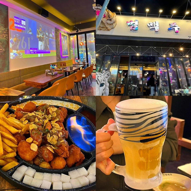  청주 율량동 술집 ‘범맥주’ 대형스크린 축구 응원후기! 율량동 안주맛집 핫플