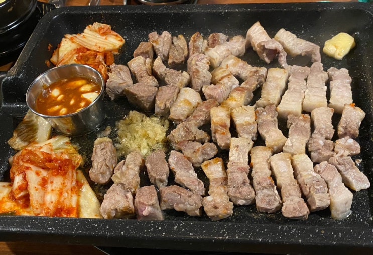  도화 청운대 맛집 <꼰돼지> 도화 먹거리 타운