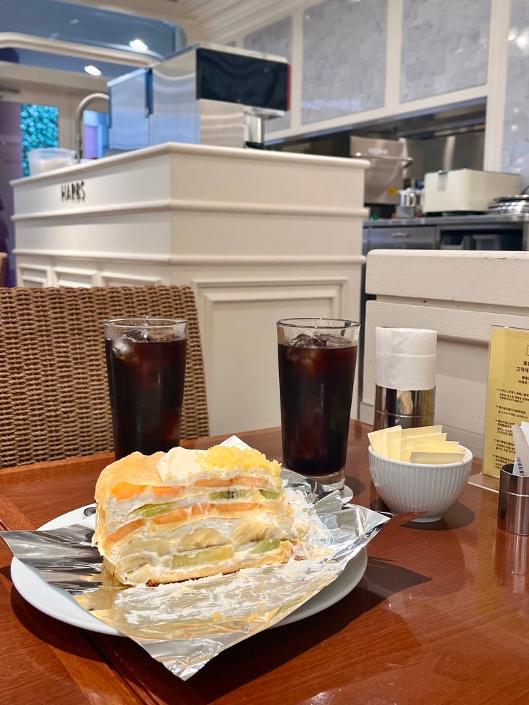  일본 오사카 여행 ㉑ 밀크 크레이프 케이크 맛집 하브스, 난바역 라피트 탑승, 한국 귀국