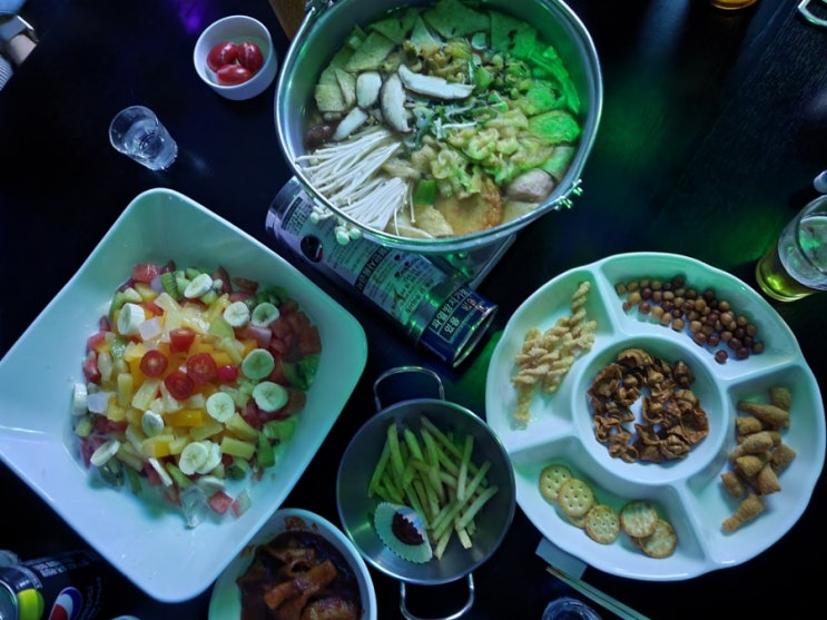  대구 교동 술 마시는 노래방 [논다 노래타운] 안주 퀄리티 대박 내돈내산