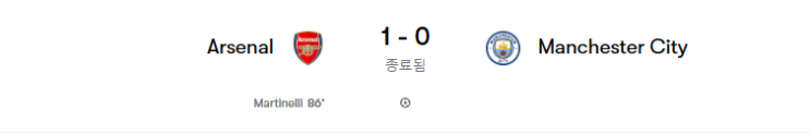  [EPL] 23-24 시즌 PL 8R 리뷰 아스날 vs 맨시티