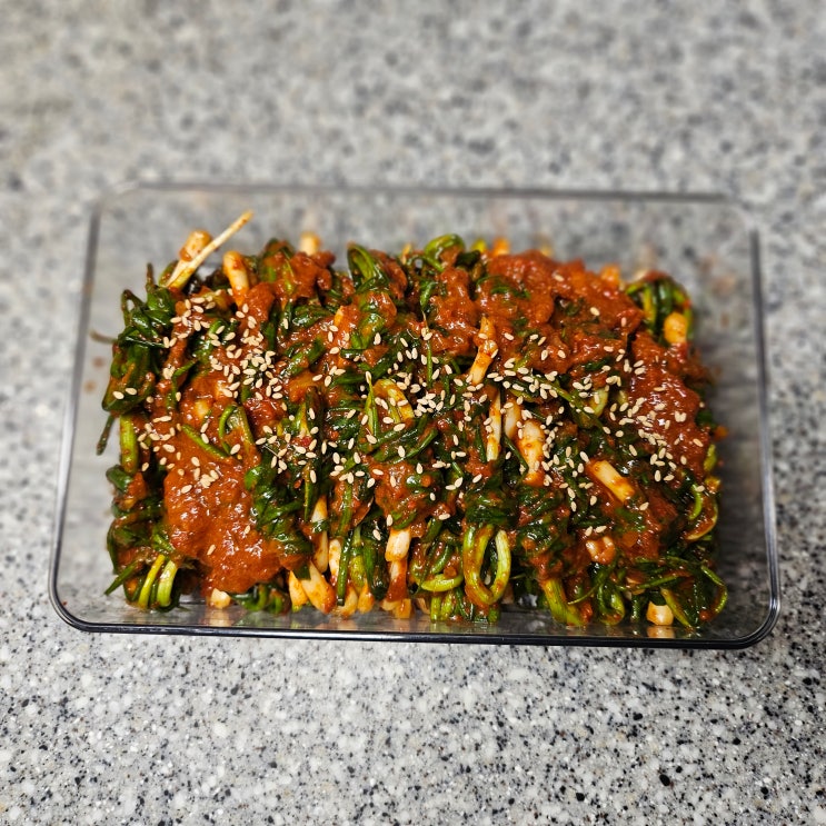  찹쌀풀로 만드는 쪽파김치(쪽파김치양념)