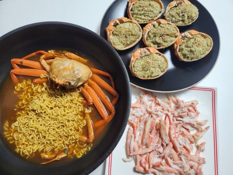  홍게택배 산지직송 '구룡포 통큰수산' 연지홍게 홍게라면