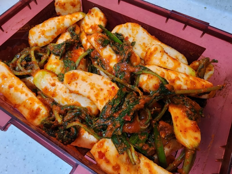 알타리 김치담그는법 가을김치 총각김치 양념비율 아삭한 알타리무우 레시피