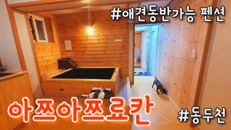  [경기/동두천] 아쯔아쯔료칸 니지모리 스튜디오 근처 애견동반가능 펜션