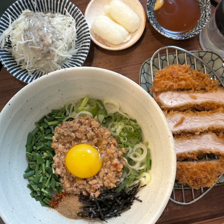  송도 트리플타워 맛집 백소정 마제소바 돈까스 솔직후기
