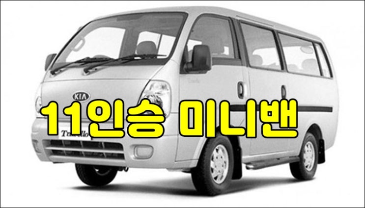  발리 11인승 미니밴 기사포함 렌트카