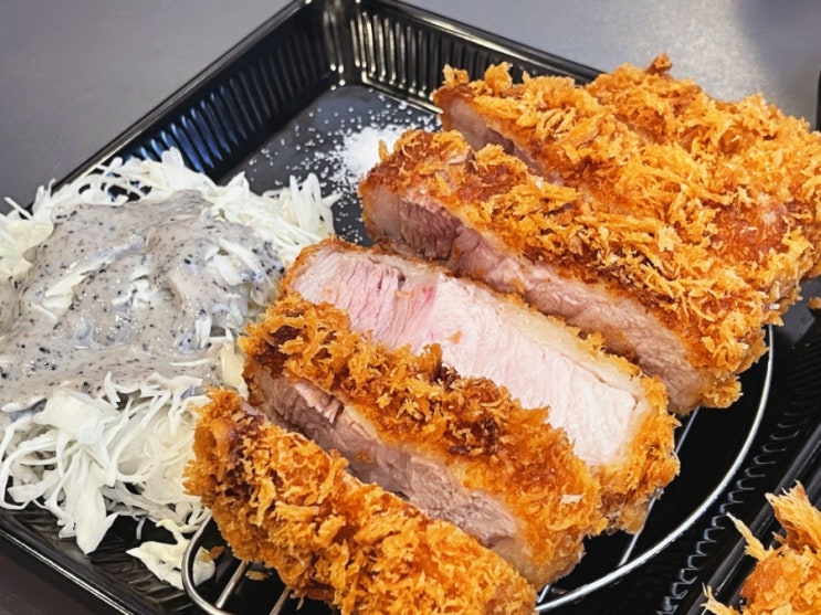  깨끗한 기름으로 튀긴 생등심 돈까스 다산동 맛집 버거형의 어쩌다돈까스