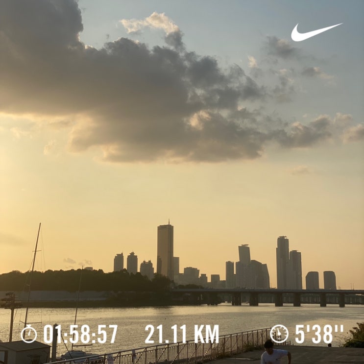  러닝로그_231009 인생 첫 하프코스 21km러닝