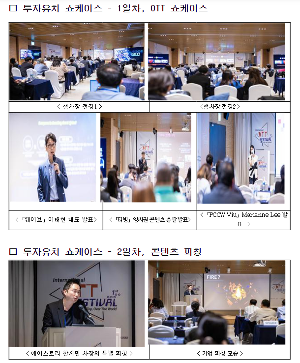 과기정통부, 제1회 「국제 OTT 페스티벌」 성료 과기정통부, 제1회 「국제 OTT 페스티벌」 성료
