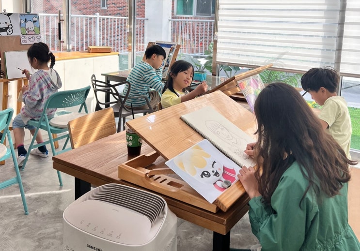  온샘초등학교 아이들의 미술공간 리뉴얼중 - 온샘더함미술학원