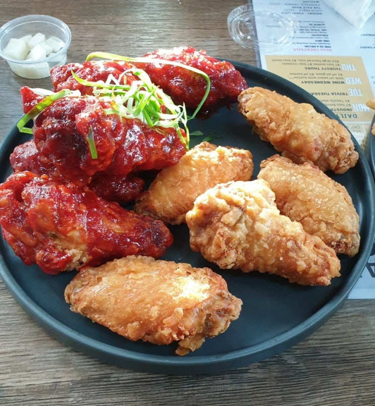 미국 한국식 치킨(CROSS STREET)