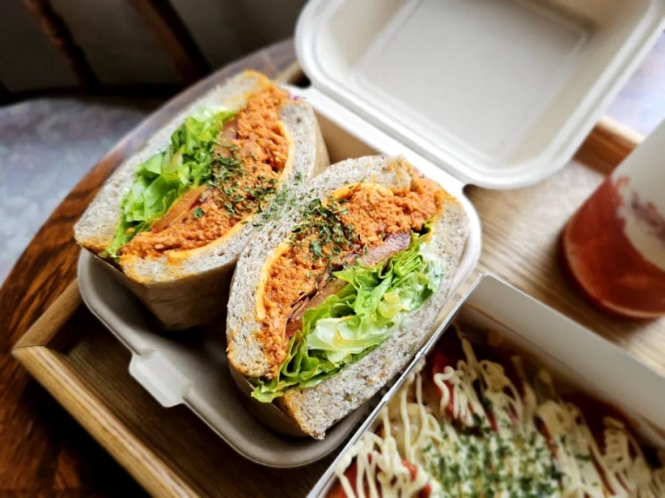  구미 원평동 금오산 카페 읍천리382 샐러드 샌드위치 맛집