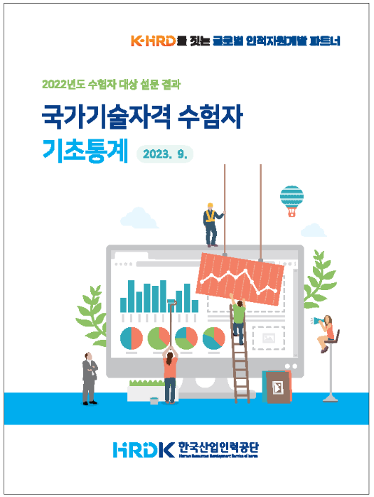 한국산업인력공단, 국가기술자격 수험자 기초통계 보고서 발간 한국산업인력공단, 국가기술자격 수험자 기초통계 보고서 발간
