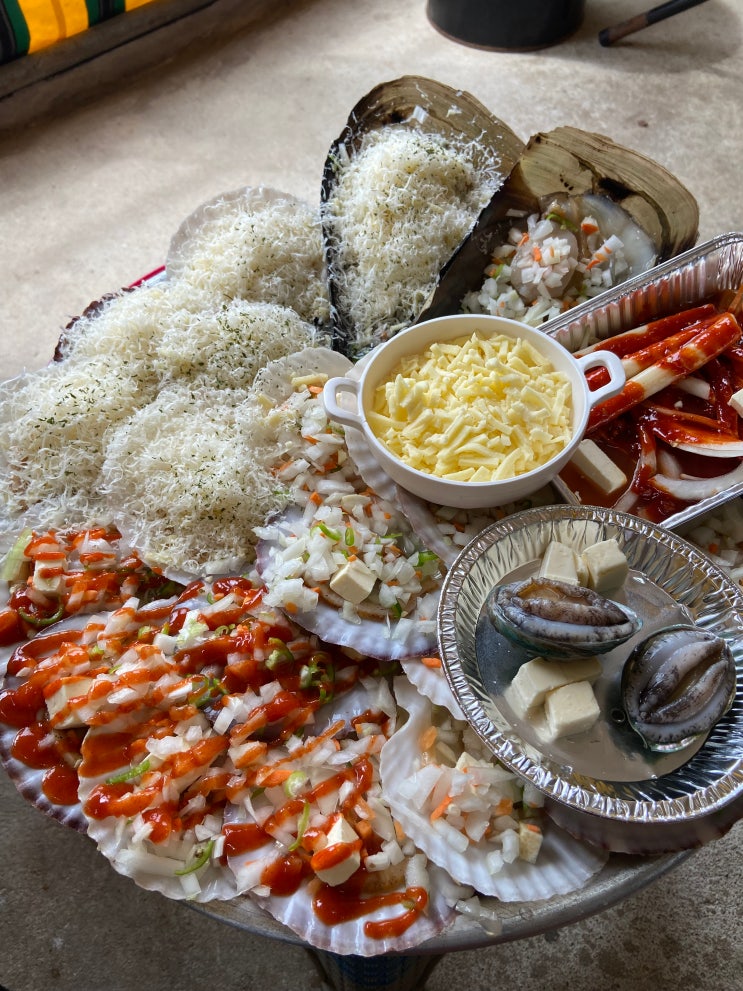  부산 태종대 조개구이 맛집 물망초 추천 내돈내산