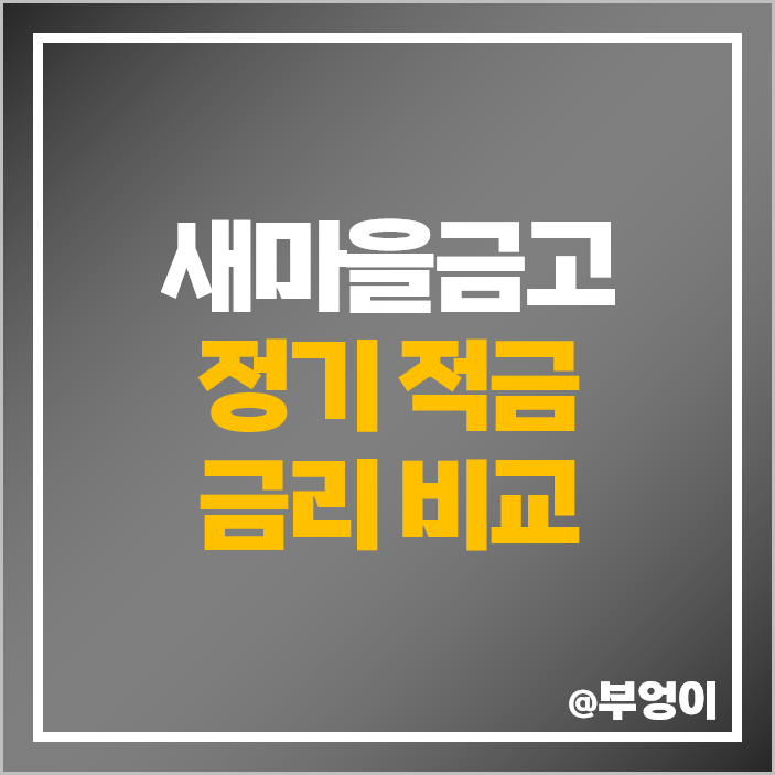 MG 새마을금고 정기 적금 특판 포함 금리 비교 고금리 추천 MG 새마을금고 정기 적금 특판 포함 금리 비교 고금리 추천