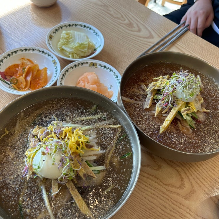  광주 신가동, 물냉면과 비빔냉면이 맛있는 진주냉면 광주점
