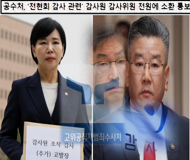 <b>권익위</b> 전 위원장 전현희의 반격, "<b>공수처</b> 감사위원 소환"