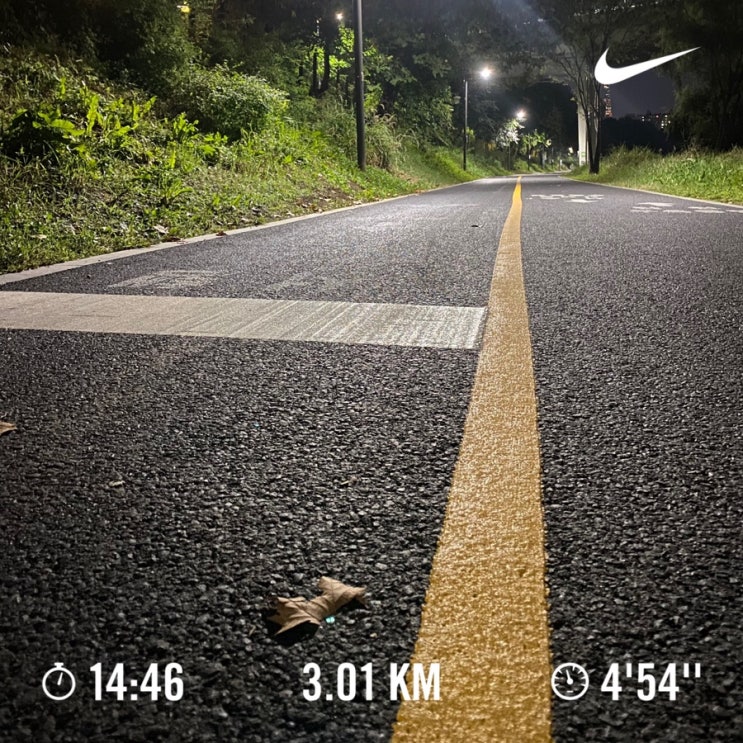  러닝로그_231010 리커버리런 3km