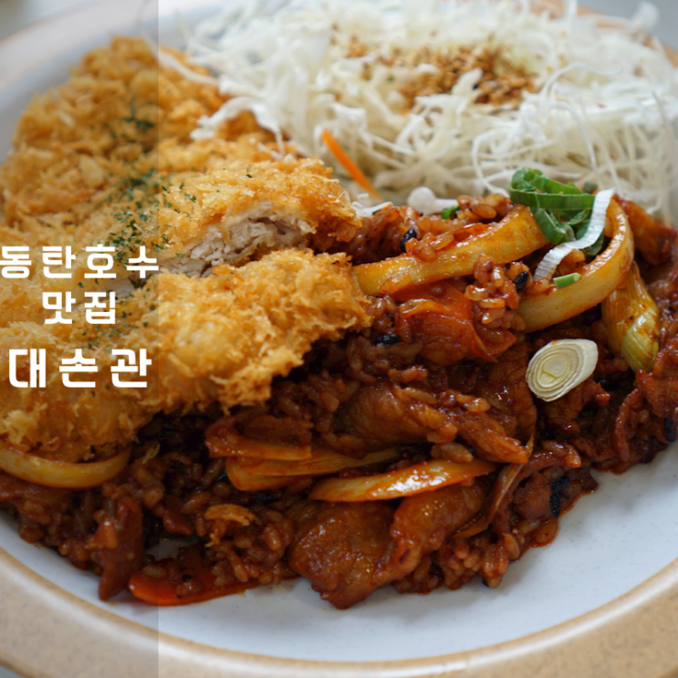 대손관 등심 돈까스 밀면 제육볶음 동탄 호수공원 맛집