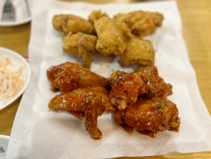  [나주 빛가람동 맛집] 가마치통닭 나주혁신점 | 반반치킨 (후라이드+양념)
