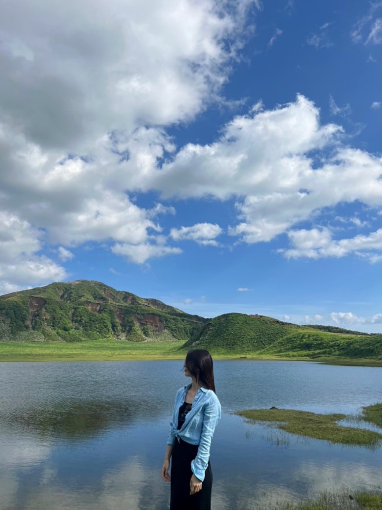 [일본] 구마모토 아소 여행 코스::아소산 나카다케화구/구사센리 초원 사진찍기 좋은곳