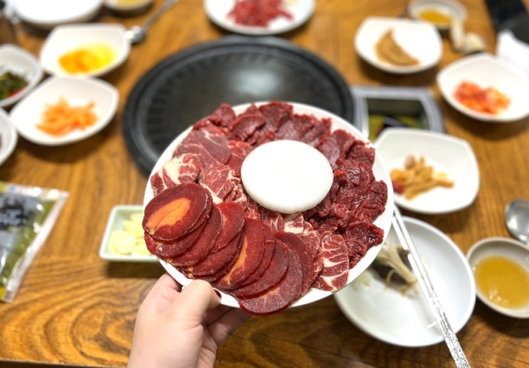  제주성산맛집 말고기 무한리필코스 마우돈