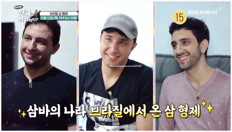  어서와한국은처음이지 317회 브라질 형제 다니엘 이현이 김준현 펠로우 한국 여행 유심칩 전통 시장 박물관 한강 유람선