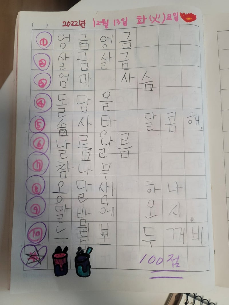 [ 한글개인수업- ㅁ 받침 배우기] : 네이버 블로그