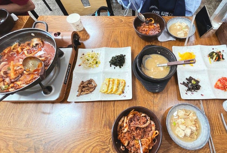 [부산 태종대 맛집] 경기도 기사님 식당 매콤한 불낙전골+청국장이 맛있는 곳