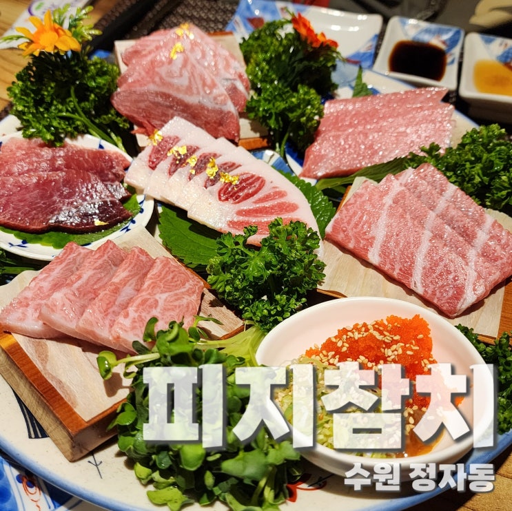  수원참치 맛집 정자동중앙상가 피지참치 마블링 가득한 양식 참다랑어