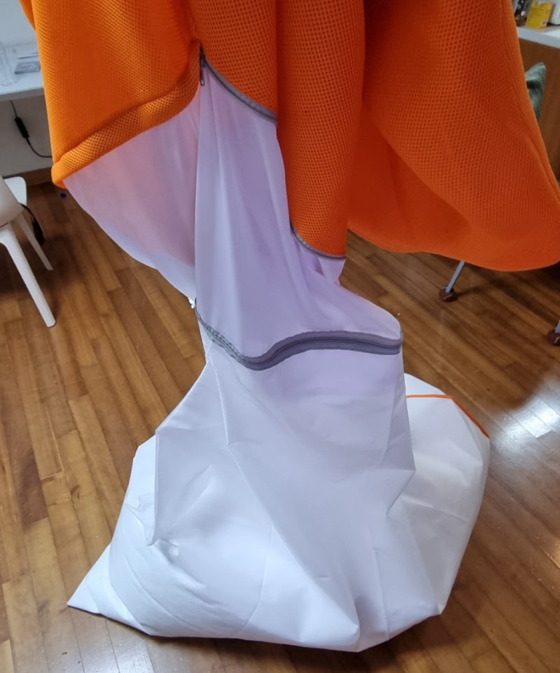 보니타 빈백 세탁방법(전용 세탁속지)
