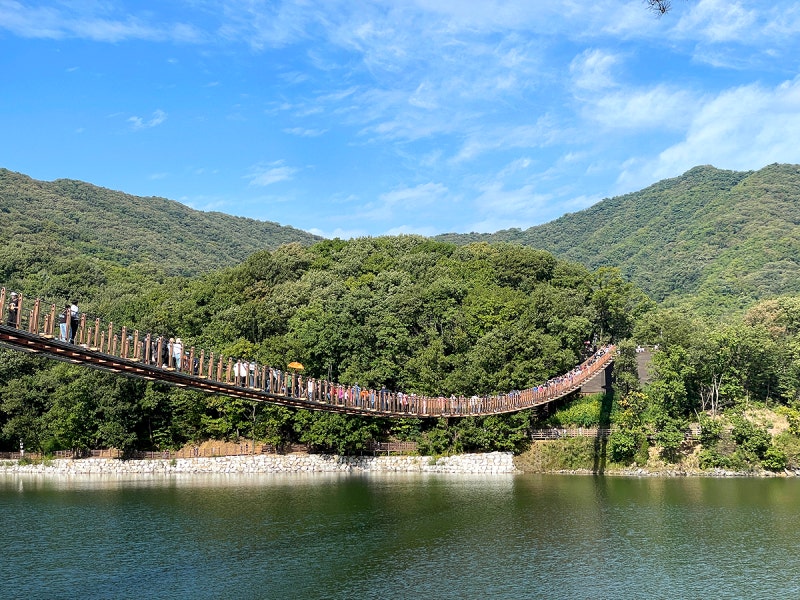 경기도 가볼만한곳 파주 마장호수 출렁다리 (입장료, 주차, 이용시간) : 네이버 블로그