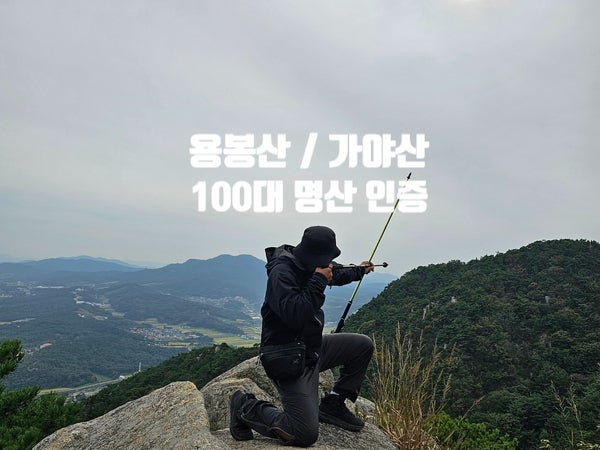  용봉산 최영 장군 활터 등산 코스